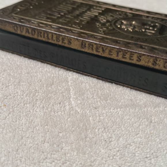 Old French tin box by J . Lafitte Paris, Société des plaques et poudres à souder - Picture 4 of 4